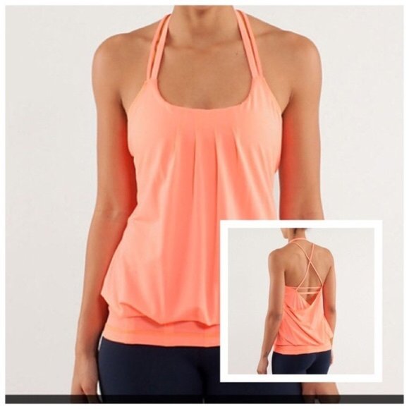 lululemon athletica Tops - Bright Coral Lululemon Tank Size 6